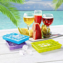 Silicone Ice Cube Trays 24 Cavity Per Ice Tray Multicolour