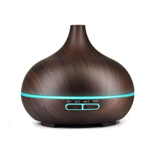 Aromatherapy Humidifier With 7 Colourful Led Light Change (500 Ml Capacity  With Remote)