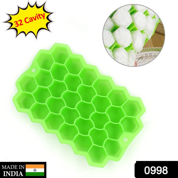 Silicone Ice Cube Tray (32 Cavity) - Multi-Color