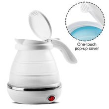 Silicone Foldable Electric Water Kettle - Collapsible, Compact Design for Camping and Travel Use