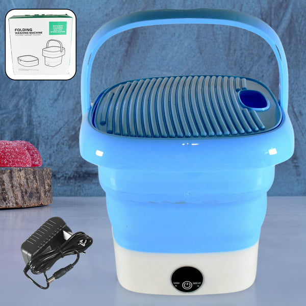 Portable Mini Washing Machine - Folding Washer & Dryer Combo for Underwear, Socks, Baby Clothes, Travel, Camping, RV, and Apartments