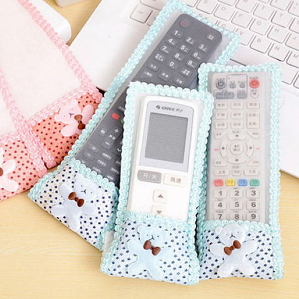 Cartoon Cloth Lace Remote Control Cover Remote Case (1 Pc  188 Cm  Small)