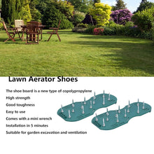 Lawn Aerator Sandals – Green Spiked Garden Shoes for Yard & Patio Aeration