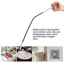 9127 Metal Wire Brush Hand Kitchen Sink Cleaning Hook Sewer Dredging Device (155 Cm)