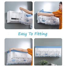 Ac Cover Air Conditioning Dust Cover Folding Designer (Approx 1 Ton  1 Pc  Ac Curtain  Mix Design)