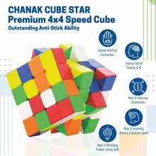 Small 444 High-Speed Stickerless Magic Cube Puzzle – Toy for Kids & Professionals (8+ Years)