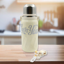 900ml Stainless Steel Vacuum Insulated Water Bottle – Leak-Proof Flask for Tea & Coffee, Reusable with Hanging Strap for Hot & Cold Drinks