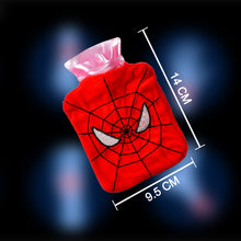 6508 Spiderman Small Hot Water Bag With Cover For Pain Relief Neck Shoulder Pain And Hand Feet Warmer Menstrual Cramps.