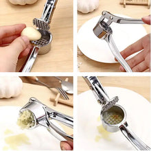 7025 Garlic Press All Aluminum Easy To Use With Light Weight Without Difficulty Cooking Baking Kitchen Tool Dishwaher Safe (1 Pc)