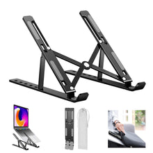 Adjustable Laptop Stand - Foldable Legs and High-Quality Fiber Construction.