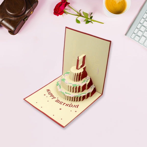 3d Paper Wish Card High Quality Paper Card All Design Card Good Wishing Card  (Birthday  Valentine  Love  Christmas Card) (1pc )