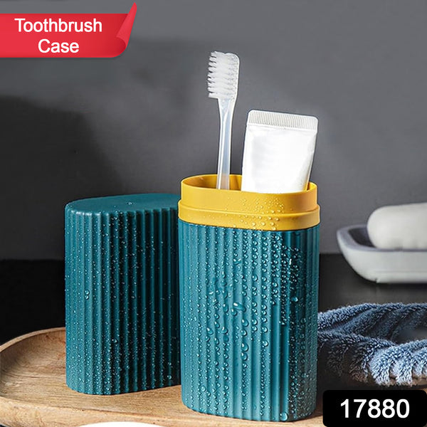 Plastic Toothbrush Case – Lightweight, Portable Storage for Toothpaste and Toothbrush, Waterproof (1 Pc)