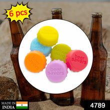 Beer Saver Caps – 6pc for Soda & Cold-Drink Bottle Mouth Covers