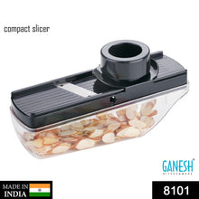 8101 Ganesh Plastic Vegetable Slicer Cutter Black