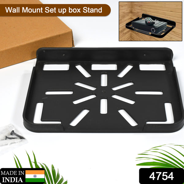 TV Set-Top Box Wall Mount Holder - Premium Quality Plastic Holder for Setup Box and Other Devices