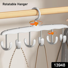 12-Hook Rotatable Tank Top Hanger - Space-Saving Closet Organizer