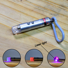 3-in-1 LED Flashlight Keychain with Laser Pointer – Multi-Function Torch for Everyday Use