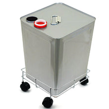 Stainless Steel Square Oil Stand for Easy Carrying of Oil Bottles and Jars.