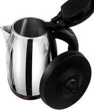 Stainless Steel Electric Kettle with Lid - 2L Capacity, Quick Boiling for Home and Office Use