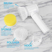 5-in-1 Home Kitchen Electric Cleaning Brush – Electric Spin Scrubber