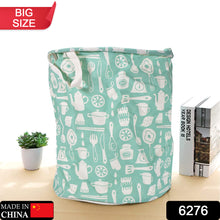 6276 Durable And Collapsible Laundry Storage Bag With Handles Clothes  Toys Storage Foldable Laundry Bag For Dirty Clothes.