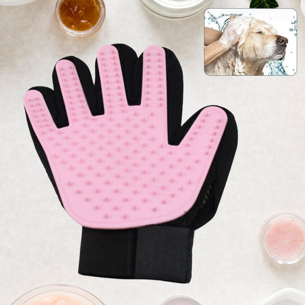 Pink True Touch Gloves Gloves Bathing Tool (1 Pc)