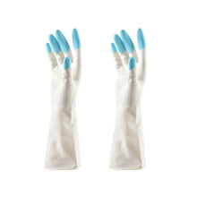 Elbow-Length Reusable Latex PVC Cleaning Gloves – Durable and Multipurpose.