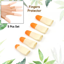 Finger Caps Silicone Finger Protectors Sleeves (Finger Cots  5 Pcs Set)