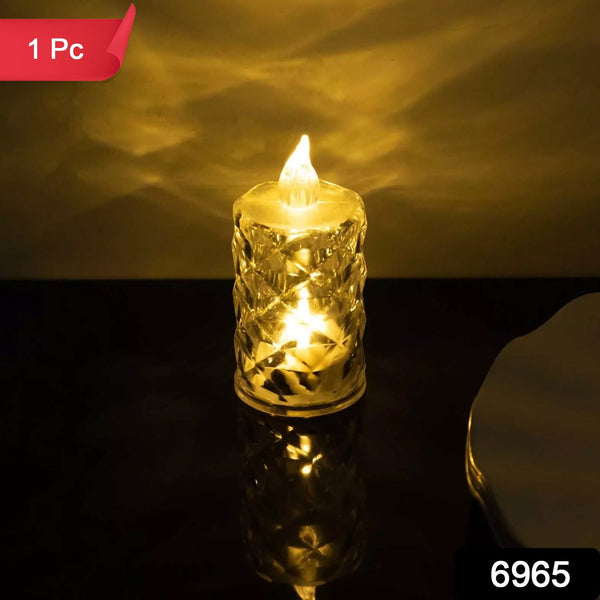 Flameless And Smokeless Decorative Candles Led Tea Light (1 Pc)