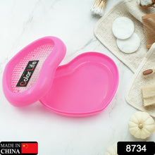 Bathroom Accessories Plastic Soap Case  Soap Dish  Soap Stand Plastic Soap Case Soap Holder Soap Dish For Bathroom Kitchen Sink (Oval  Heart Shape Soap Case  1 Pc )