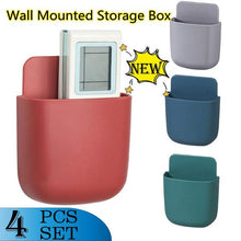 Wall-Mounted Storage Case with Mobile Phone Charging Holder – Convenient Organizer for Charging and Storage