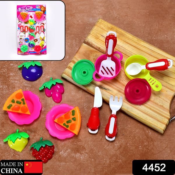 4452 Plastic Kitchen Set Tea Party Kitchen Set Toy For Girls Boys