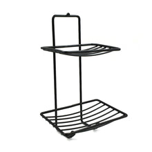 2-Layer Stainless Steel Soap Rack for Bathroom and Household Use