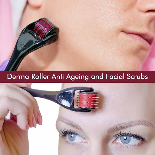 Derma Roller for Anti-Aging, Scar Removal & Hair Regrowth (0.75mm)